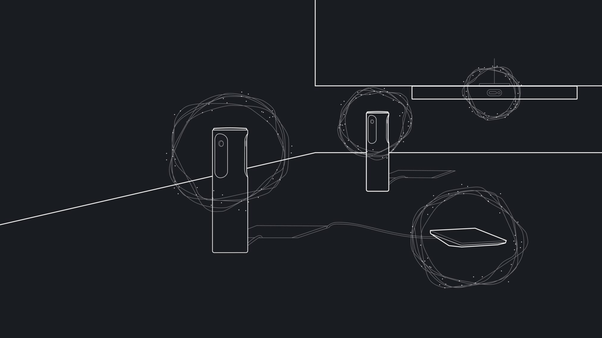 Neat Bar Pro met Neat Center en Neat Pad in een moderne vergaderruimte