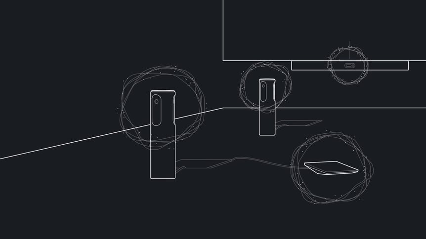 Neat Bar Pro met Neat Center en Neat Pad in een moderne vergaderruimte