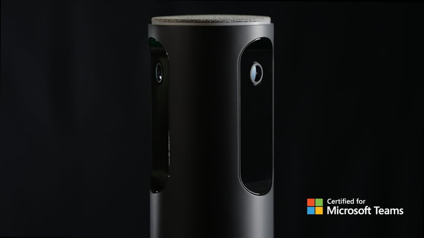 Neat Center center-of-room camera met 360 graden beeld in een vergaderruimte